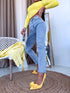 LIGHT BLUE, REGULAR FIT pants "DELICIOUS" T253-4